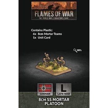 Flames of War GE798 8cm SS Mortar Platoon Gaming Miniatures