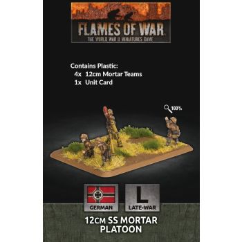 Flames of War GE799 12cm SS Mortar Platoon Gaming Miniatures