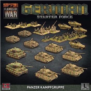 Flames of War GEAB18 Late War 'Panzer Kampfgruppe' (14 Vehicles+) Miniatures