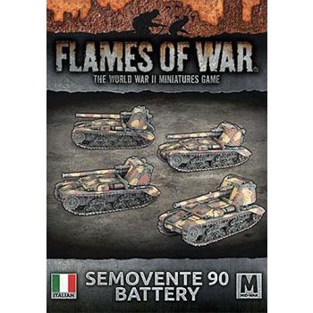 Flames of War IBX23 Semovente 90 mm Assault Guns (4) Gaming Miniatures