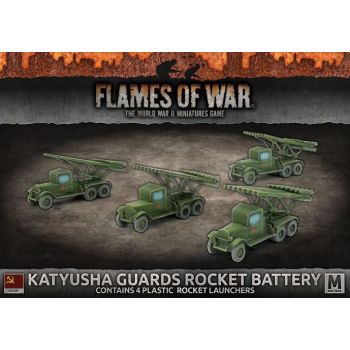 Flames of War SBX44 Katyusha Guards Rockets Mid-War (4 Launchers) Miniatures