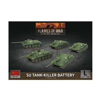 Flames of War SBX64 SU Tank-Killer Battery (5 Tank Destroyers) Gaming Miniatures