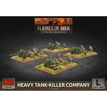 Flames of War SBX71 Heavy Tank-Killer Company Late War (4) Gaming Miniatures