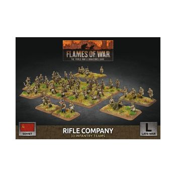 Flames of War SBX79 Soviet Rifle Company Plastic Gaming Miniatures