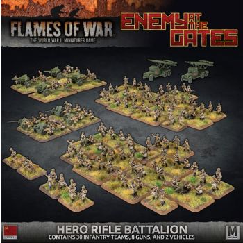 Flames of War SUAB14 Enemy at the Gates Hero Rifle Bttn (Infantry, Guns & More)