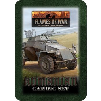 Flames of War TD043 Romanian Gaming Set with Tokens, Objectives & Dice