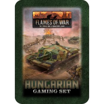 Flames of War TD044 Hungarian Gaming Set with Tokens, Objectives & Dice