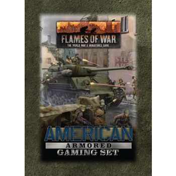 Flames of War BFTD046 US Armored Division Gaming Set Tokens, Objective Dice
