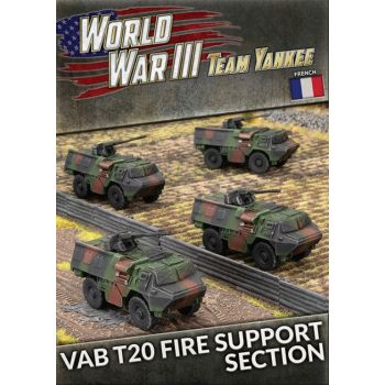 Team Yankee TFBX11 VAB T20 Fire Support Section (4 Vehicles) Gaming Miniatures