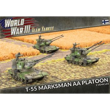 Team Yankee TFIBX01 T-55 Marksman Platoon (3 Vehicles) Gaming Miniatures