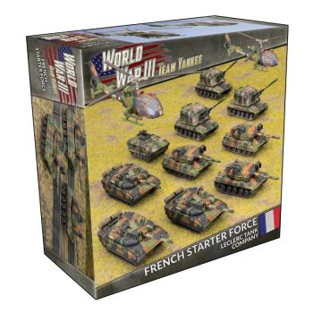 Team Yankee TFRAB02 French Leclerc Tank Company Starter Force Gaming Miniatures