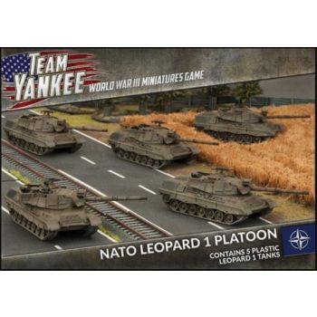 Team Yankee TNBX01 NATO Leopard 1 Tank Platoon (5 Tanks) Gaming Miniatures