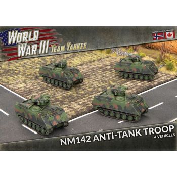 Team Yankee TNOBX02 NM142 Anti-tank Troop (4 Vehicles) Gaming Miniatures