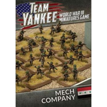 Team Yankeer TQBX01 Iraqi Mech Company (55 Figures) for Gaming Miniatures