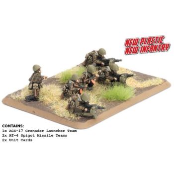 Team Yankeer TSU706 Motor Rifle Heavy Weapons (18 Figures) Plastic for Gaming Miniatures
