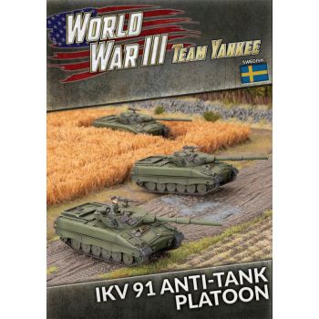 Team Yankee TSWBX04 Ikv 91 Anti-tank Platoon (3 Vehicles) Gaming Miniatures