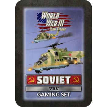 Team Yankee TTK25 Soviet VDV Gaming Set with Tokens, Objectives & Dice