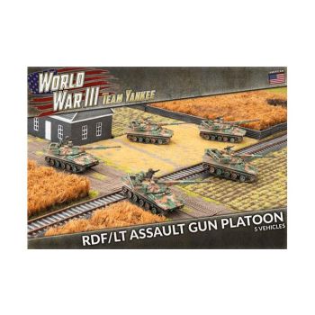 Team Yankee TUBX20 RDF/LT Assault Gun Platoon (5 Vehicles) Gaming Miniatures