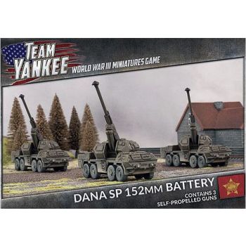 Team Yankee TWBX01 DANA SP 152mm (3 SP Guns) Gaming Miniatures