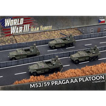 Team Yankee TWBX04 M53/59 Praga AA Platoon (4 Vehicles) Gaming Miniatures