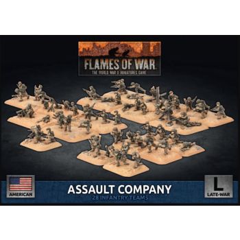 Flames of War UBX86 Assault Company Late War (88 Figures) Gaming Miniatures
