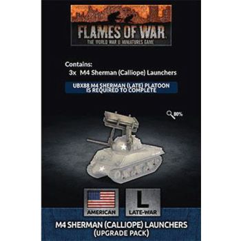 Flames of War US147 M4 Sherman Calliope Launchers Upgrade Pack for Miniatures