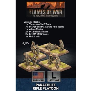 Flames of War US792 Parachute Rifle Platoon Late War (52) Gaming Miniatures
