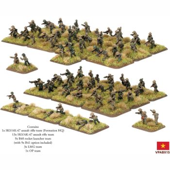 Nam 1965-1972 VPABX15 PAVN Infantry Company Gaming Miniatures
