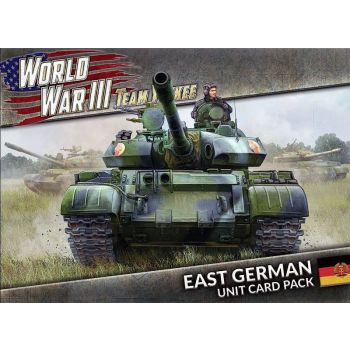 Team Yankee WW306E World War III: East German Unit Cards (34 Cards)