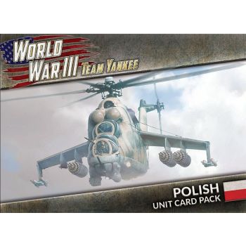 Team Yankee WW306P World War III: Polish Unit Cards (31 Cards)