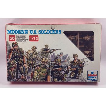 Ertl Modern U.S. Soldiers 1988 1/72 Scale Plastic Model Figures Open Box
