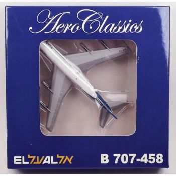 AeroClassics El Al Boeing 707-458 '4X-ATB' 1/400 Scale Diecast Model