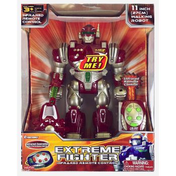 Cybotronix 4006T Extreme Fighter Infrared Remote Control 11 in Walking Robot