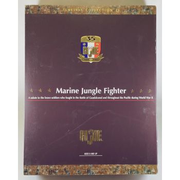 Hasbro 57096 GI Joe Marine Jungle Fighter 12 in Figure & Wall Mount Display Case