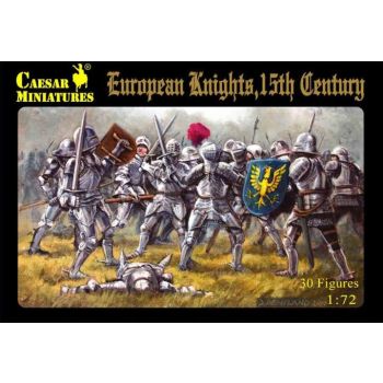 Caesar Miniatures H091 European Knights 15th Century 1/72 Scale Model Figures