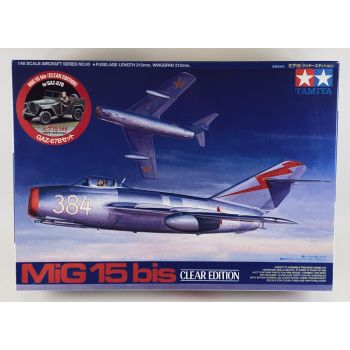 Tamiya 89729 MiG-15bis Clear Edition with GAZ-67B 1/48 Scale Plastic Model Kit