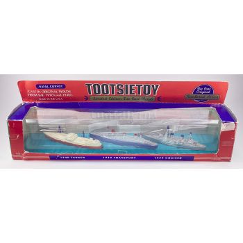Tootsietoy 3001 Naval Convoy Set with Tanker, Transport & Cruiser 1996 Issue