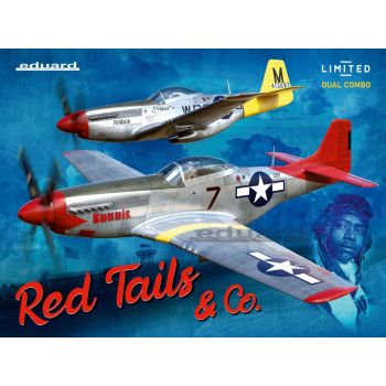 Eduard 11159 Red Tails: P51-D Mustang 'Dual Combo' 1/48 Scale Model Kits