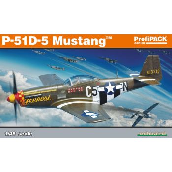Eduard 82101 North American P-51D-5 Mustang 'Profi-Pack' 1/48 Scale Model Kit