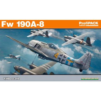 Eduard 82147 Focke-Wulf Fw190A8 Fighter 'Profi-Pack' 1/48 Scale Model Kit