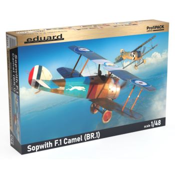 Eduard 82171 Sopwith F1 Camel (BR1) 'Profi-Pack' 1/48 Scale Plastic Model Kit