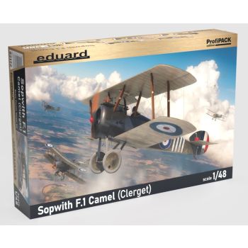 Eduard 82172 Sopwith F1 Camel (Clerget Engine) 'Profi-Pack' 1/48 Scale Model Kit