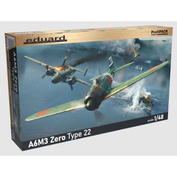 Eduard 82214 A6M3 Zero Type 22 'Profi-Pack' 1/48 Scale Plastic Model Kit