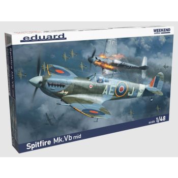 Eduard 84186 Spitfire Mk Vb Mid-War 'Weekend Edition' 1/48 Scale Model Kit