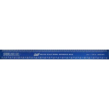 Excel 55779 Scale Model Reference Metal Ruler 1/72, 1/48, 1/35, 1/25 & 1/24