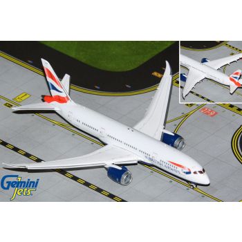 GeminiJets 2107F British Airlines 787-8 'G-ZBJG' Flaps Down 1/400 Scale Model