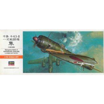 Hasegawa 131 Nakajima Ki43-II 'Oscar' 1/72 Scale Plastic Model Kit