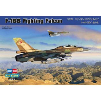 HobbyBoss 80273 Lockheed-Martin F-16B Fighting Falcon 1/72 Scale Model Kit