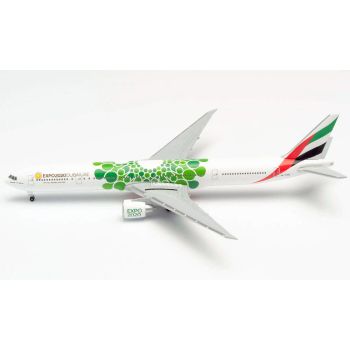 Herpa Wings 533720 Emirates 777-300ER 'Expo 2020 Sustainability' 1/500 Scale