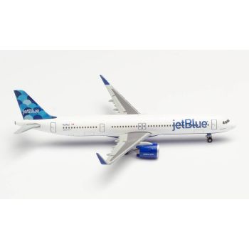 Herpa Wings 533805 JetBlue Airbus A321neo 'Balloons' Tail 1/500 Scale Model
